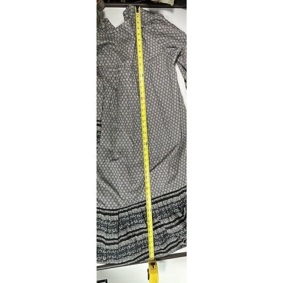 Anna Sui x Uniqlo Floral Midi Dress Medium Modest Ruffle Cotton Prairie - Picture 6 of 15